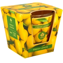 ARÔME Svíčka 120 g, ve skle, Fresh Lemon