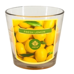 ARÔME Svíčka 120 g, ve skle, Fresh Lemon