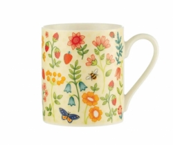 PRICE & KENSINGTON porcelánový hrnek Wild Flower 0,4 l, krémový